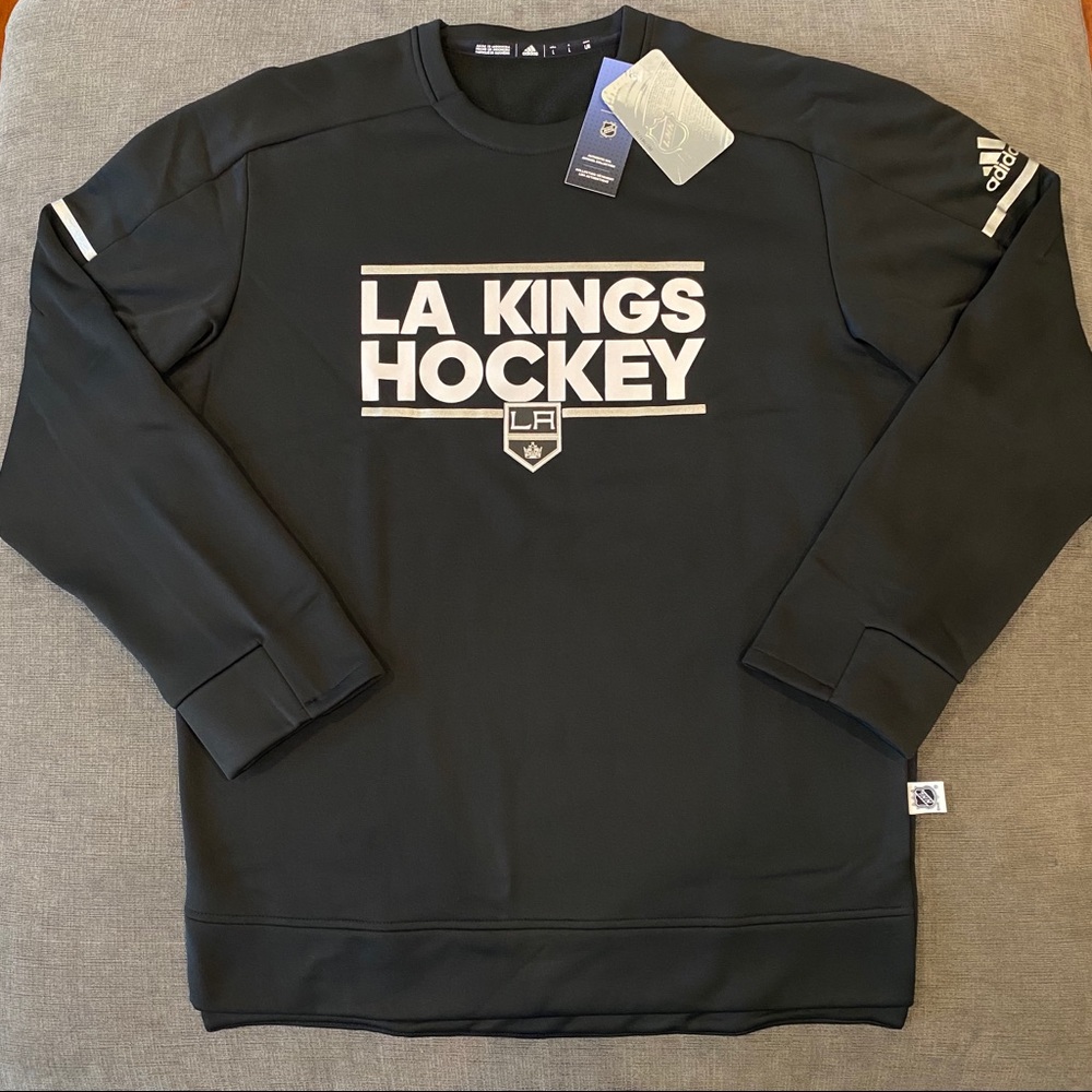 Adidas LA Kings NHL Hockey Crewneck Sweatshirt